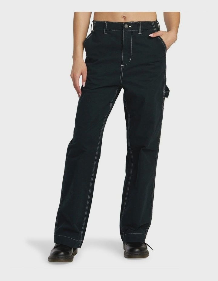 RVCA LADIES SPRING SHIFT PANT - BLACK