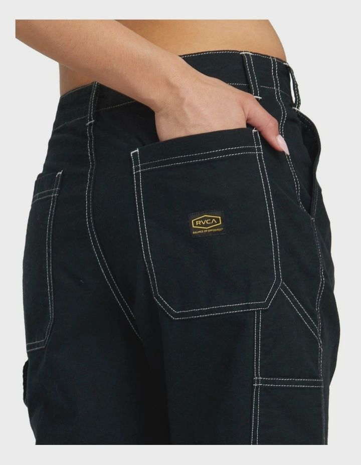 RVCA LADIES SPRING SHIFT PANT - BLACK