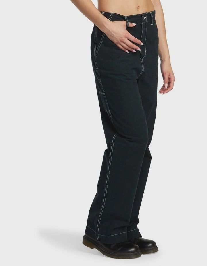 RVCA LADIES SPRING SHIFT PANT - BLACK
