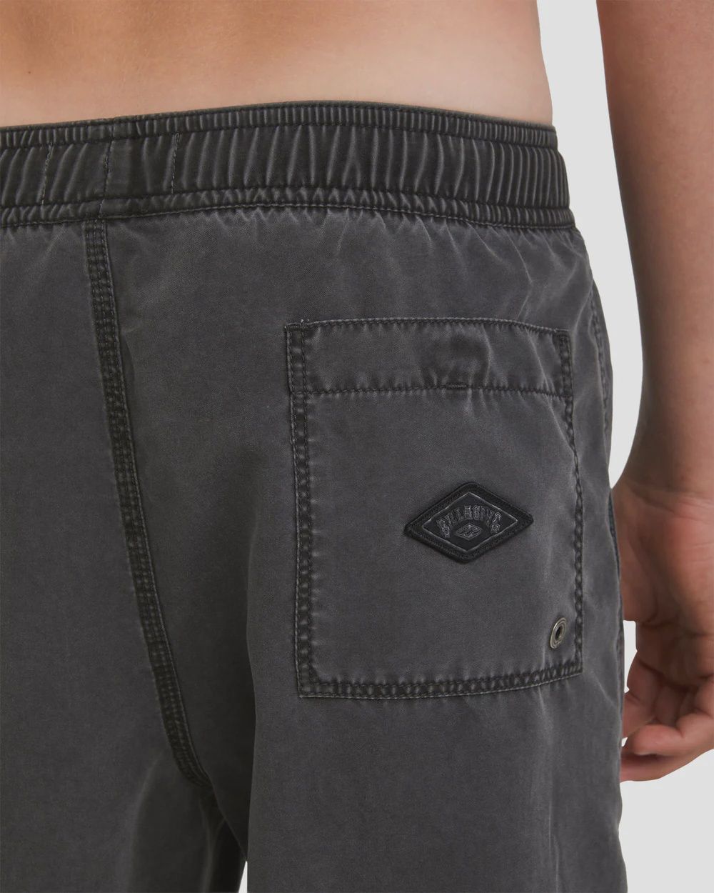BILLABONG BOYS ALL DAY OVER DYED SHORT - WASHED BLACK