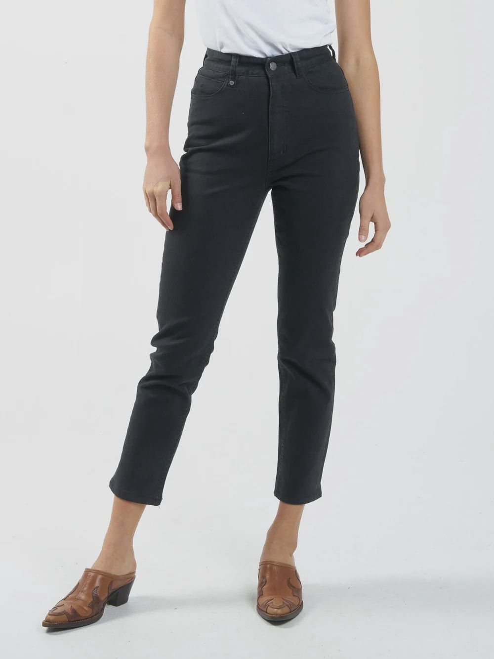 THRILLS LADIES CASEY JEAN - DUSK BLACK