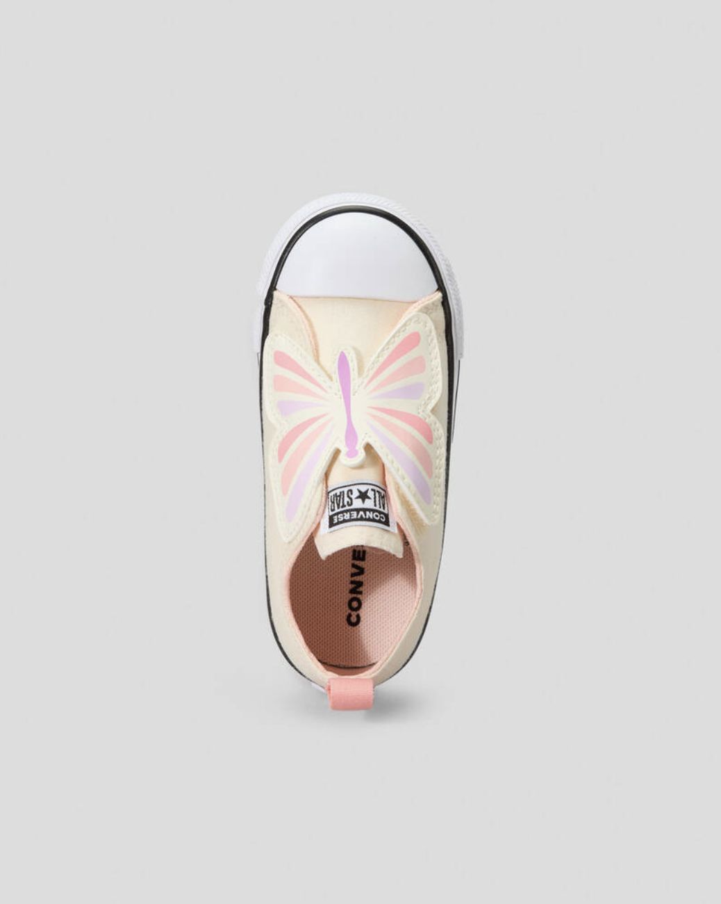 CONVERSE INFANT CT ONE STRAP LOW - EGRET/SOFT PEACH/PINK PHASE