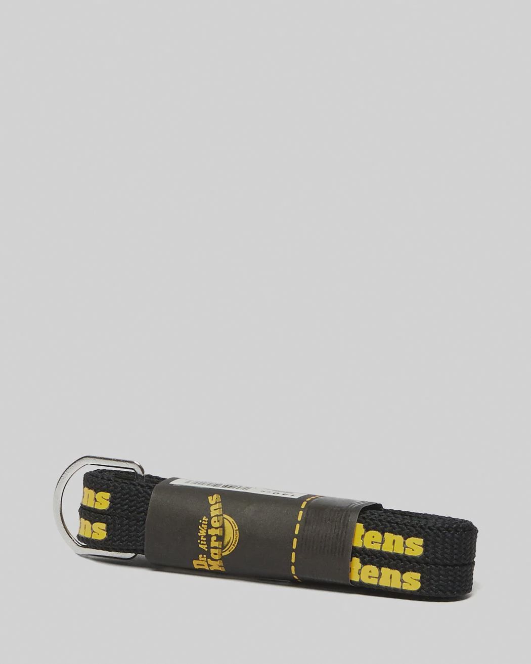 DR MARTENS 8-10 EYE LACE BLACK/YELLOW DNA 140CM - BLACK YELLOW LOGO