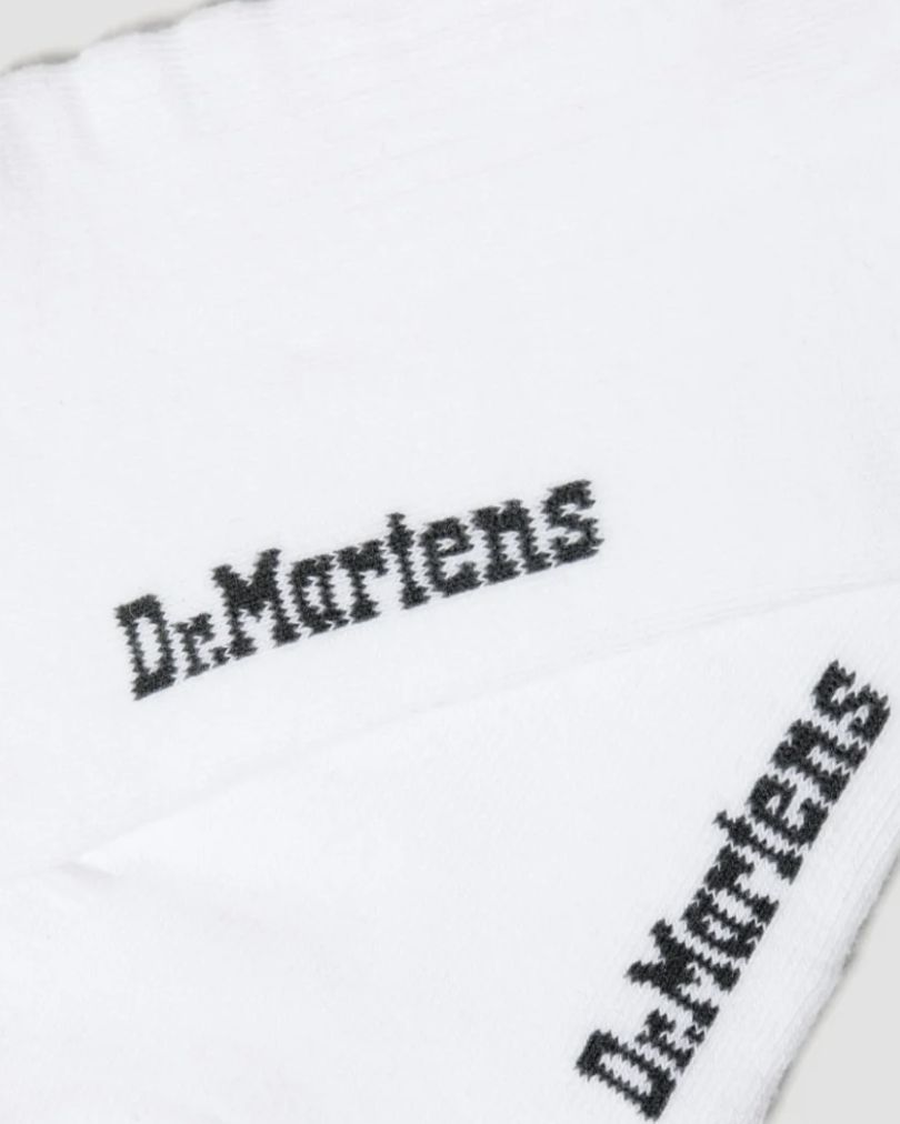 DR MARTENS DOUBLE DOC SOCK - WHITE COTTON BLEND