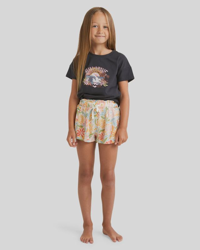 BILLABONG GIRLS TODDLER IS THIS LOVE OLLY SHORT - SALT CRYSTAL