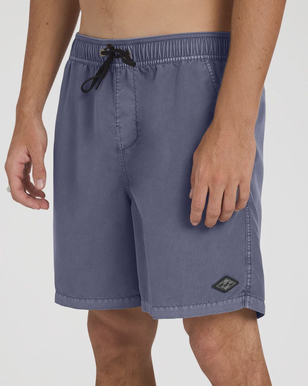 BILLABONG MENS ALL DAY OVERDYED LAYBACK SHORT - DUSTY NAVY