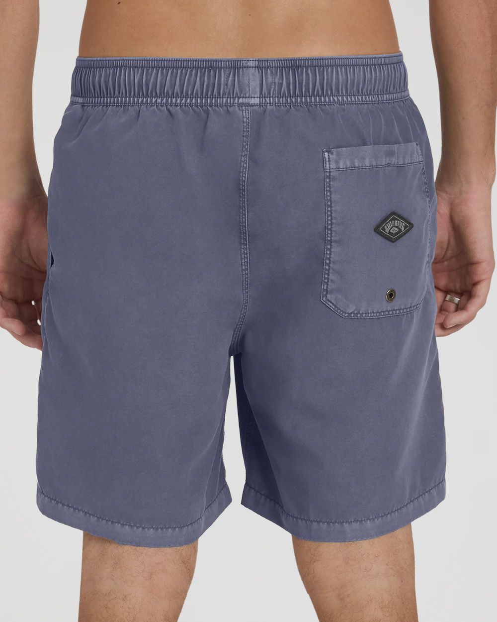 BILLABONG MENS ALL DAY OVERDYED LAYBACK SHORT - DUSTY NAVY
