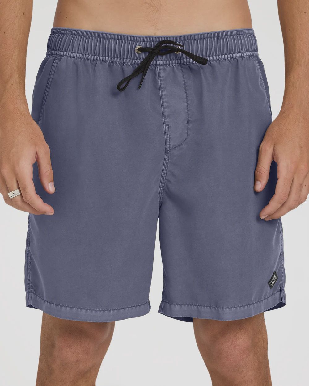 BILLABONG MENS ALL DAY OVERDYED LAYBACK SHORT - DUSTY NAVY