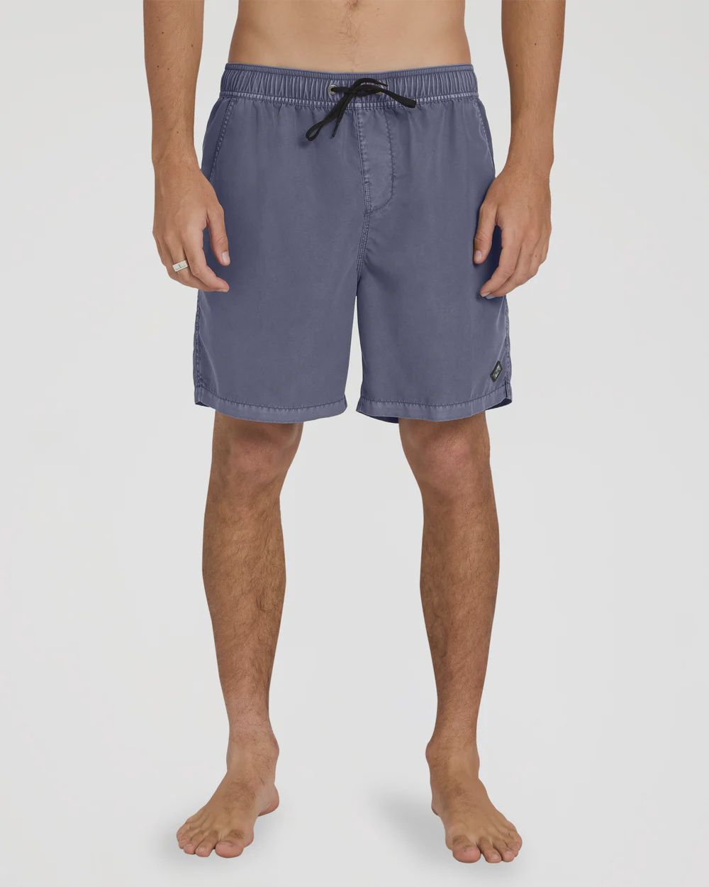 BILLABONG MENS ALL DAY OVERDYED LAYBACK SHORT - DUSTY NAVY