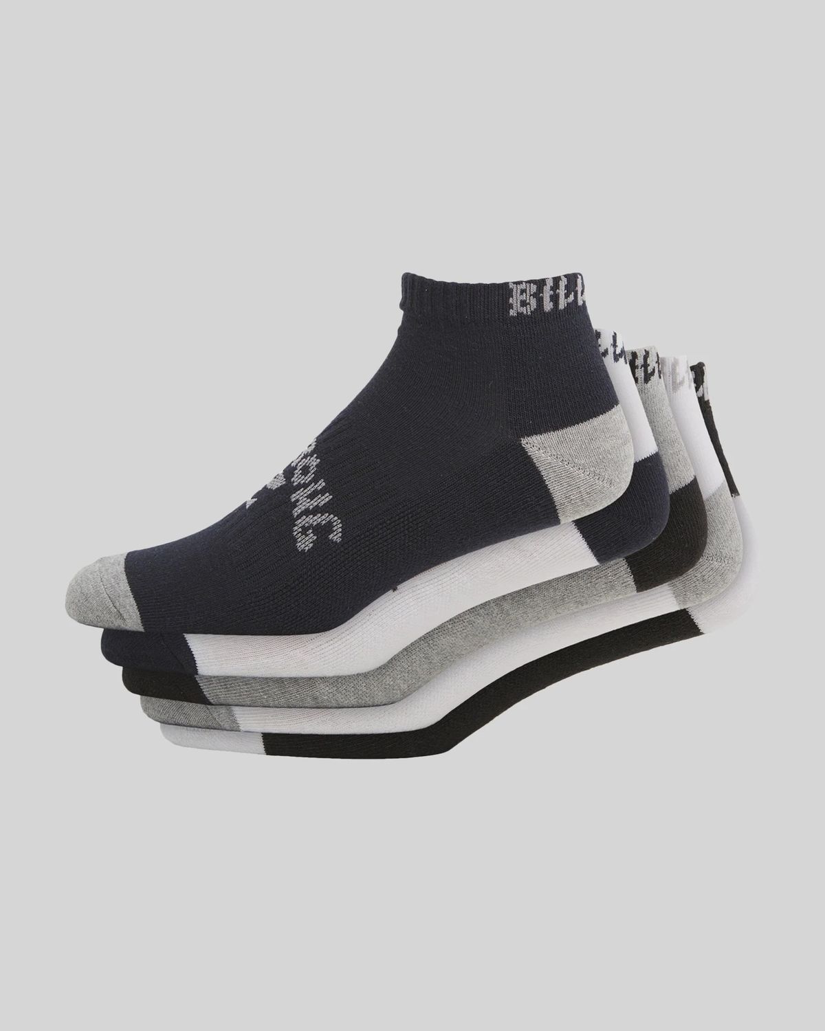 BILLABONG MENS ANKLE SOCKS 5PK STD - MULTI