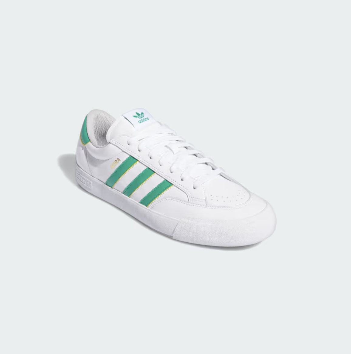 ADIDAS NORA SHOE - WHITE/GREEN/YELLOW