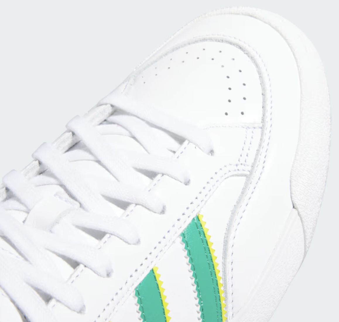 ADIDAS NORA SHOE - WHITE/GREEN/YELLOW