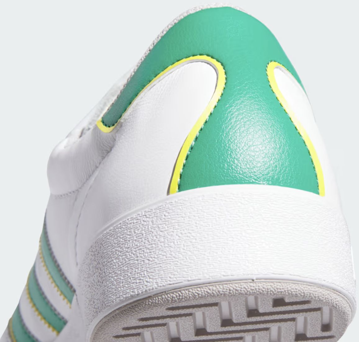 ADIDAS NORA SHOE - WHITE/GREEN/YELLOW