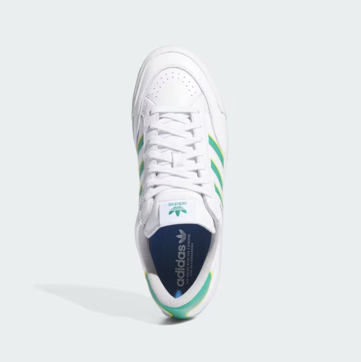 ADIDAS NORA SHOE - WHITE/GREEN/YELLOW