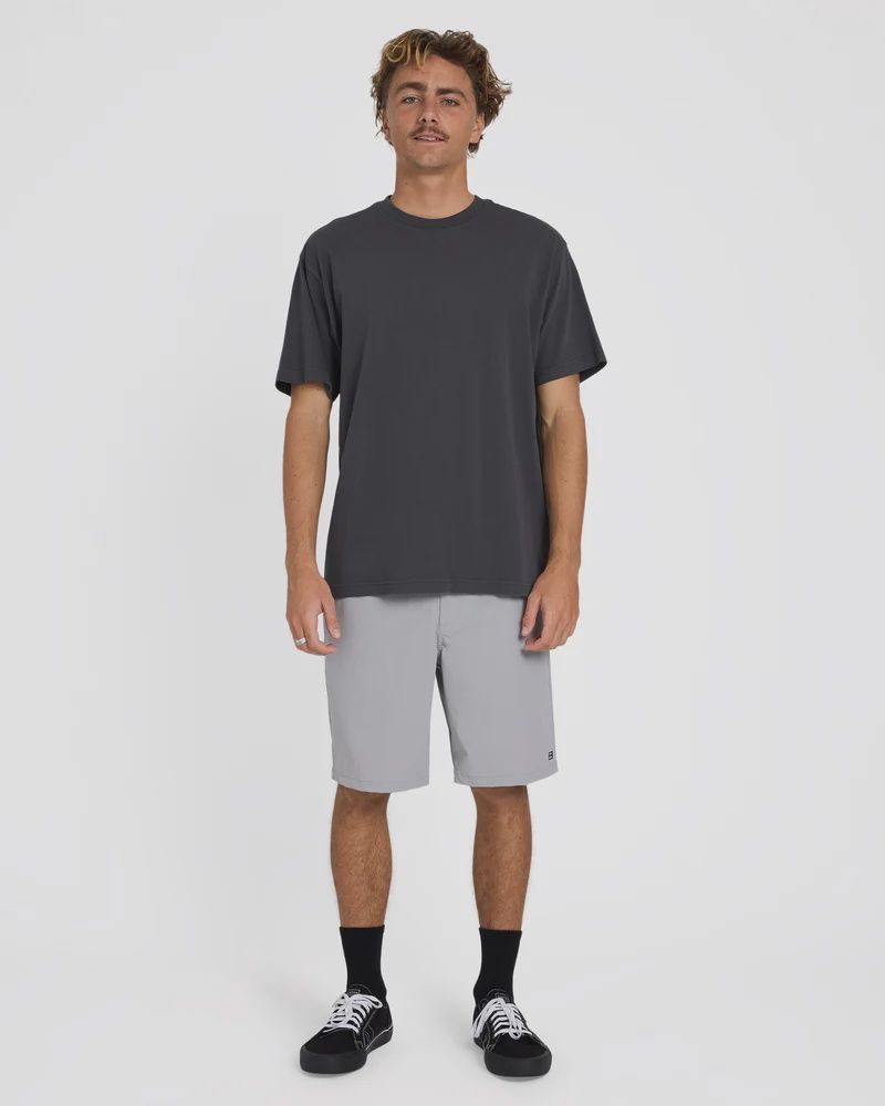 BILLABONG MENS PREMIUM WAVE WASH S/S TEE - WASHED BLACK