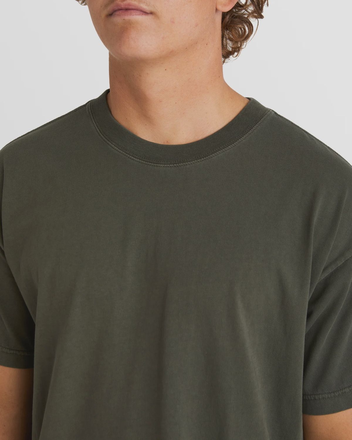 BILLABONG MENS PREMIUM WAVE WASH S/S TEE - SEAWEED