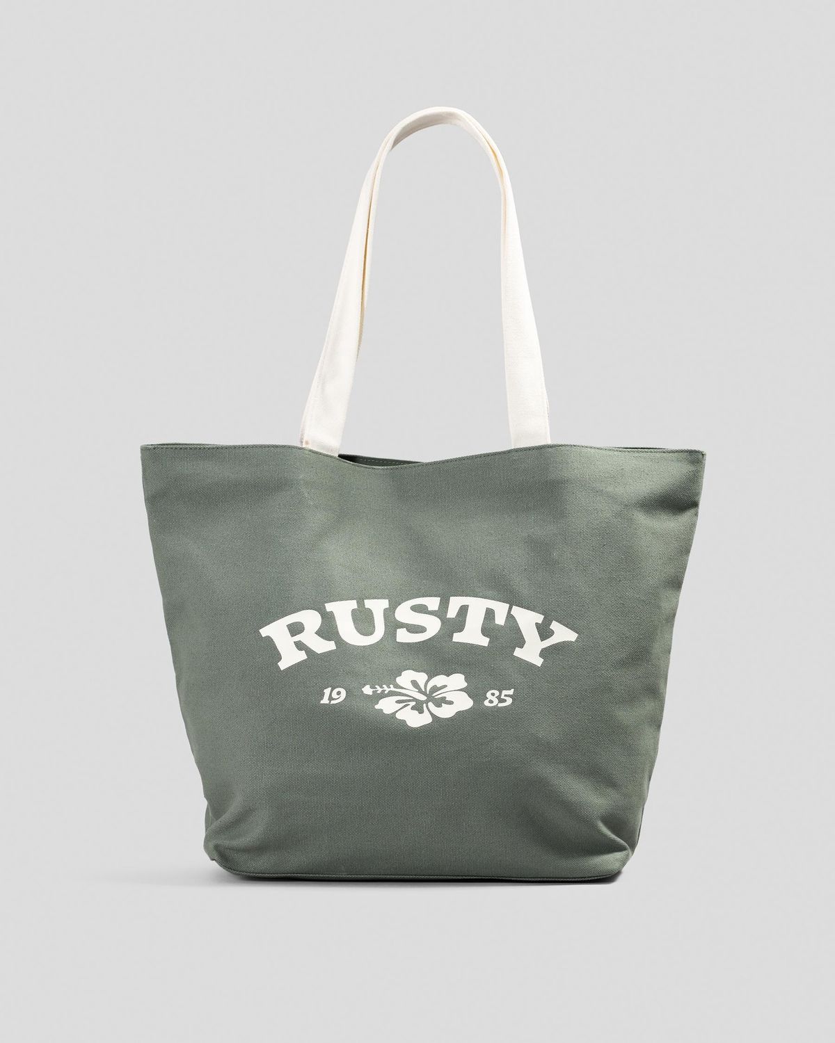 RUSTY LADIES RUSTY ESSENTIAL TOTE BAG - SAGE LEAF