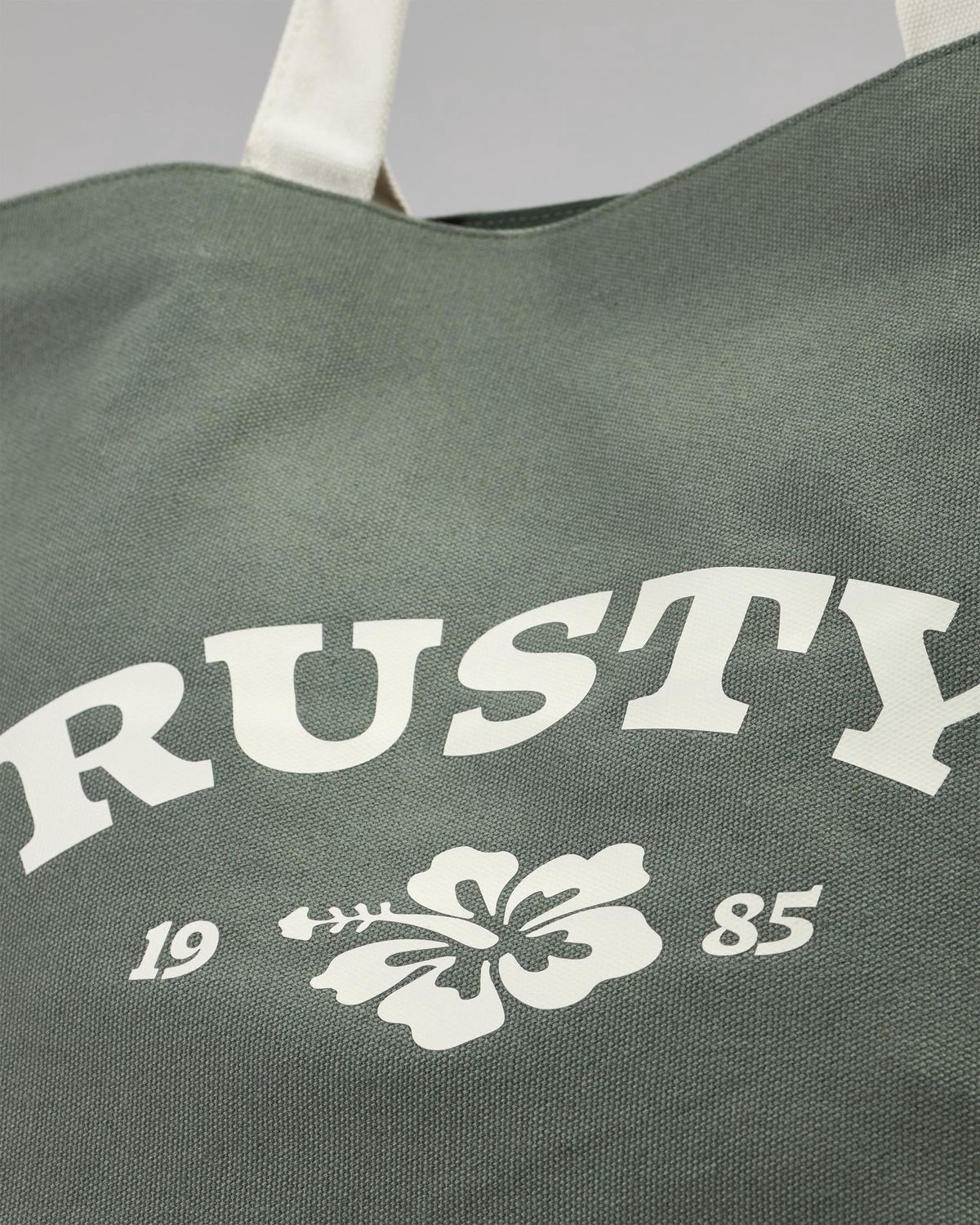 RUSTY LADIES RUSTY ESSENTIAL TOTE BAG - SAGE LEAF