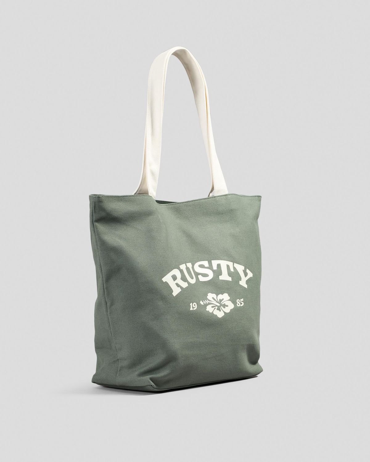 RUSTY LADIES RUSTY ESSENTIAL TOTE BAG - SAGE LEAF