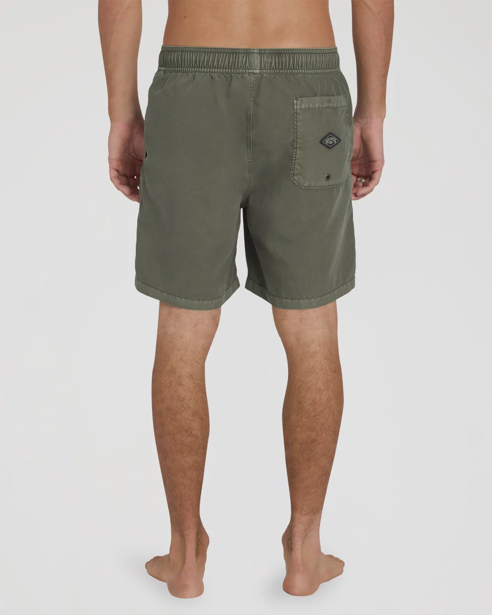 BILLABONG MENS ALL DAY OVERDYED LAYBACK SHORT - DARK MILITARY