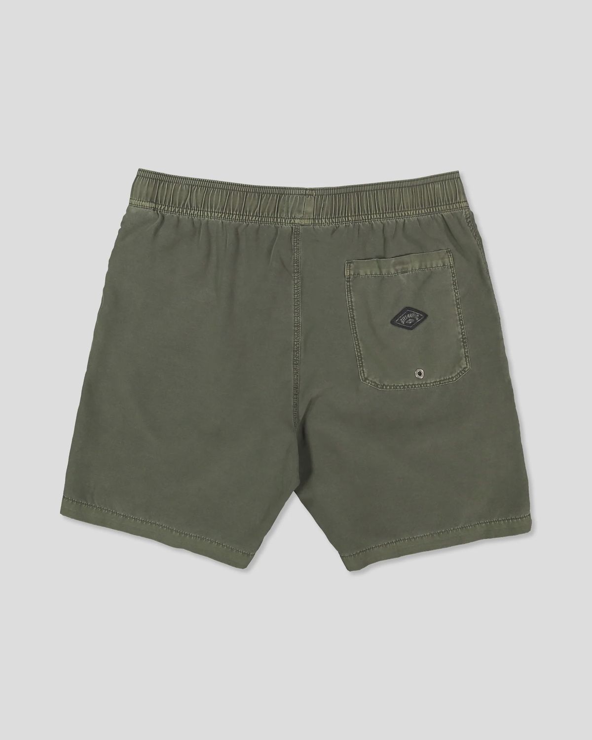 BILLABONG MENS ALL DAY OVERDYED LAYBACK SHORT - DARK MILITARY