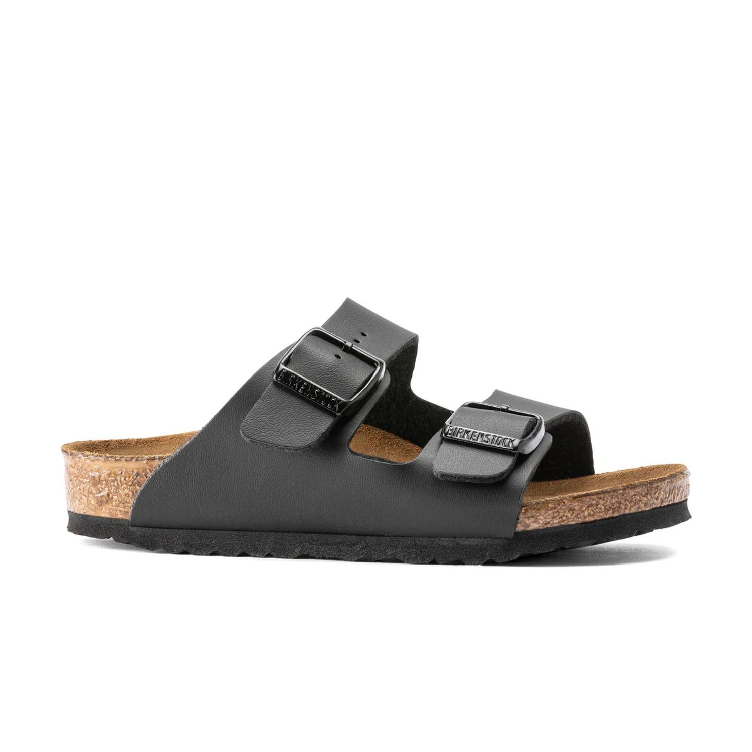 BIRKENSTOCK KIDS ARIZONA BIRKO FLOR NARROW - BLACK