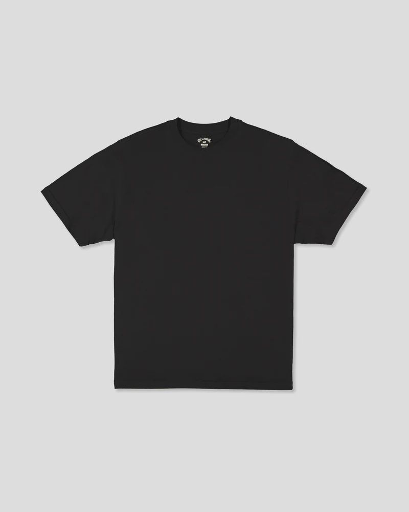 BILLABONG MENS PREMIUM WAVE WASH S/S TEE - BLACK