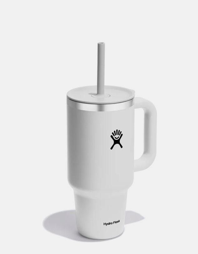 HYDRO FLASK 40 Oz ALL AROUND TRAVEL TUMBLER- WHITE