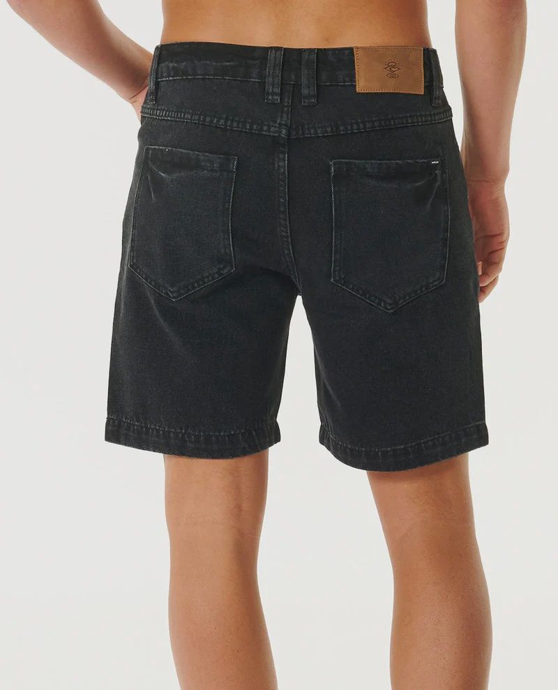 RIP CURL MENS CLASSIC SURF DENIM WALKSHORT - WASHED BLACK