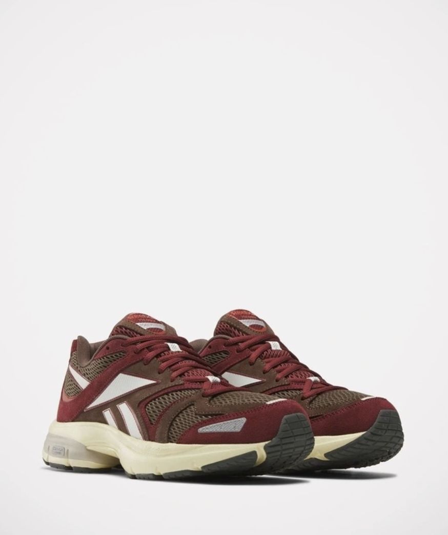 REEBOK MENS RBK PREMIER ROAD PLUS VI SHOE - MAHOGANY/RICH MAROON/CHALK