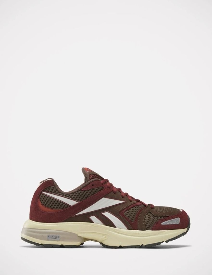 REEBOK MENS RBK PREMIER ROAD PLUS VI SHOE - MAHOGANY/RICH MAROON/CHALK