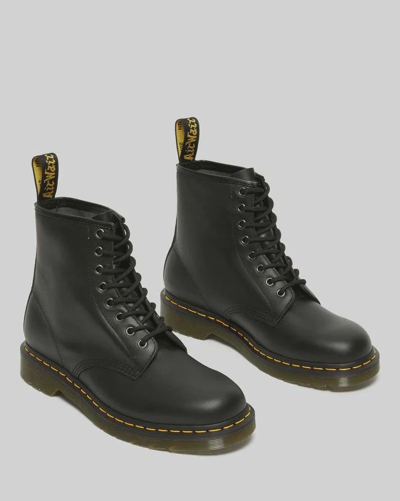 DR MARTENS MENS 1460Z DMC 8 UP - BLACK NAPPA