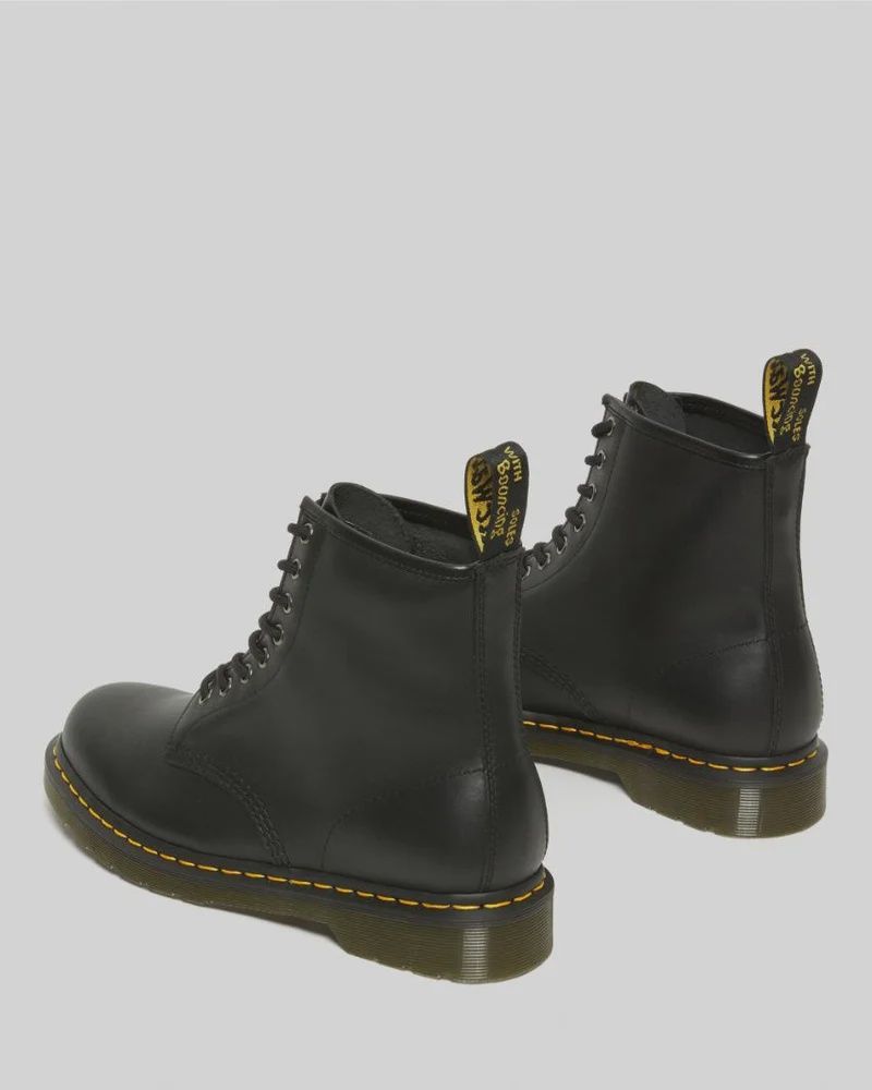 DR MARTENS MENS 1460Z DMC 8 UP - BLACK NAPPA