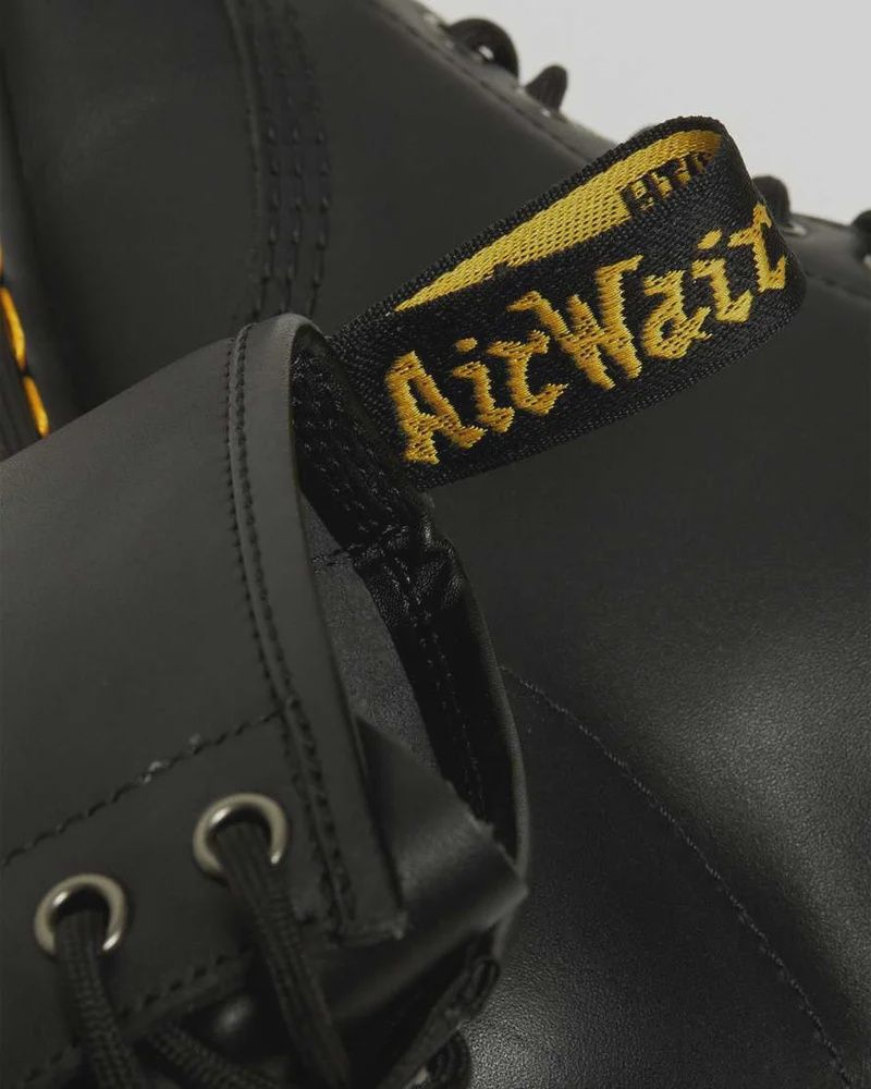 DR MARTENS MENS 1460Z DMC 8 UP - BLACK NAPPA