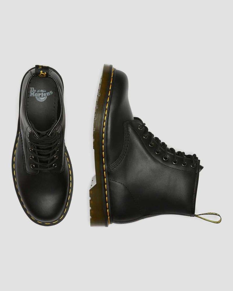 DR MARTENS MENS 1460Z DMC 8 UP - BLACK NAPPA