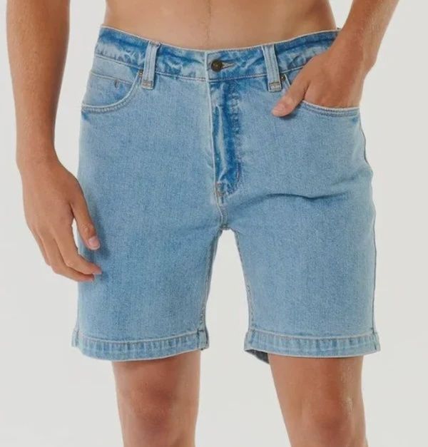 RIP CURL MENS CLASSIC SURF DENIM WALKSHORT - SALT BLUE