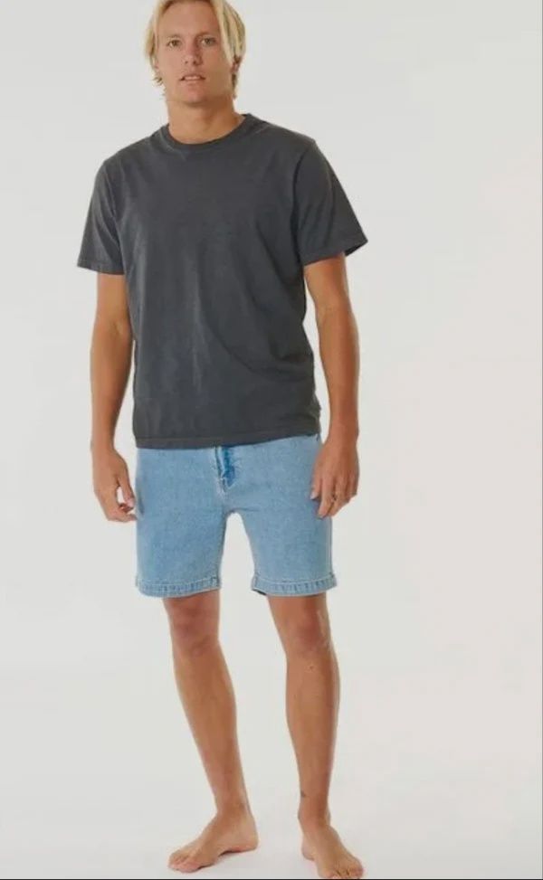 RIP CURL MENS CLASSIC SURF DENIM WALKSHORT - SALT BLUE