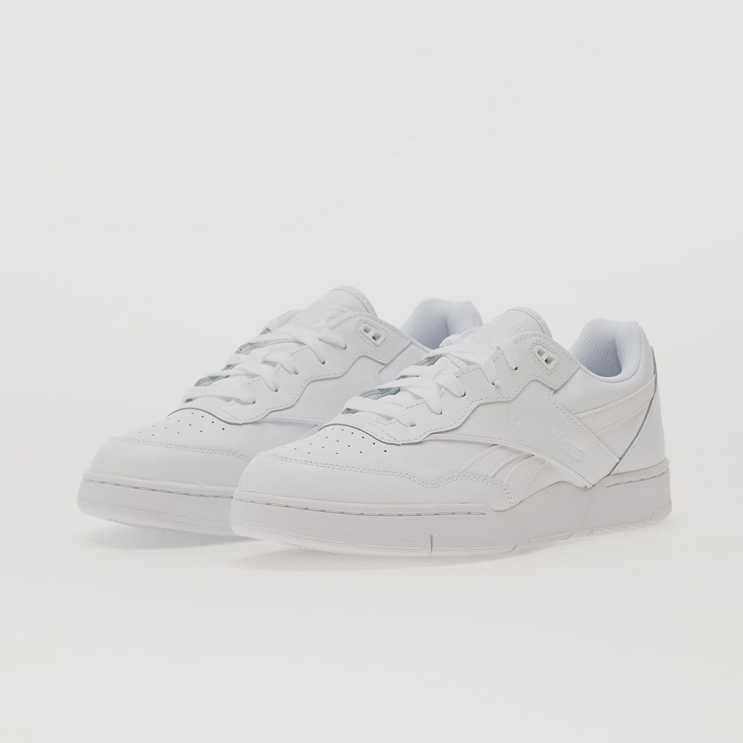 REEBOK BB 4000 II SHOES- WHITE/PURE GREY3/WHITE