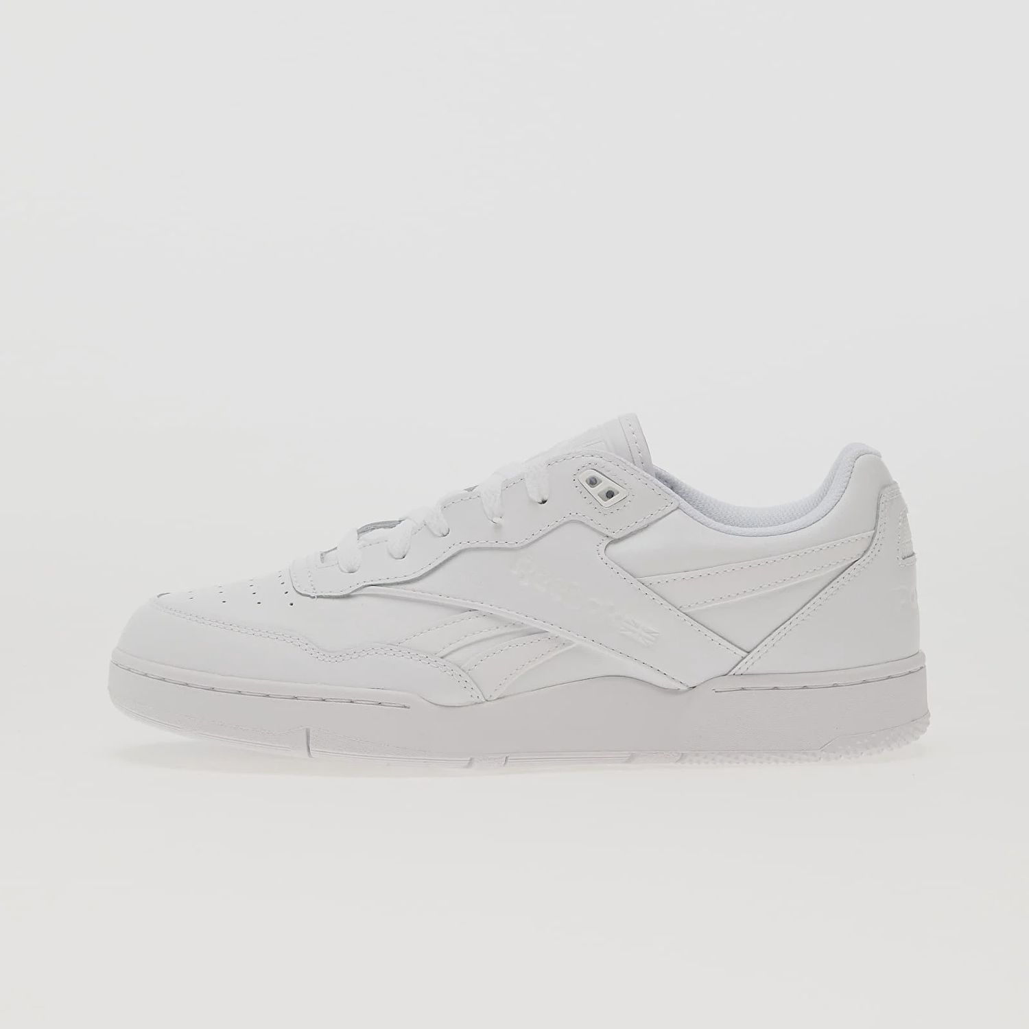 REEBOK BB 4000 II SHOES- WHITE/PURE GREY3/WHITE