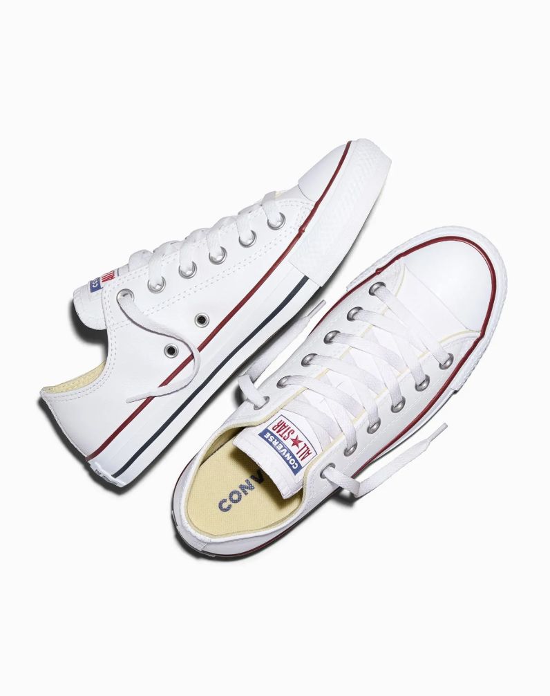 CONVERSE CT LEATHER LOW - WHITE