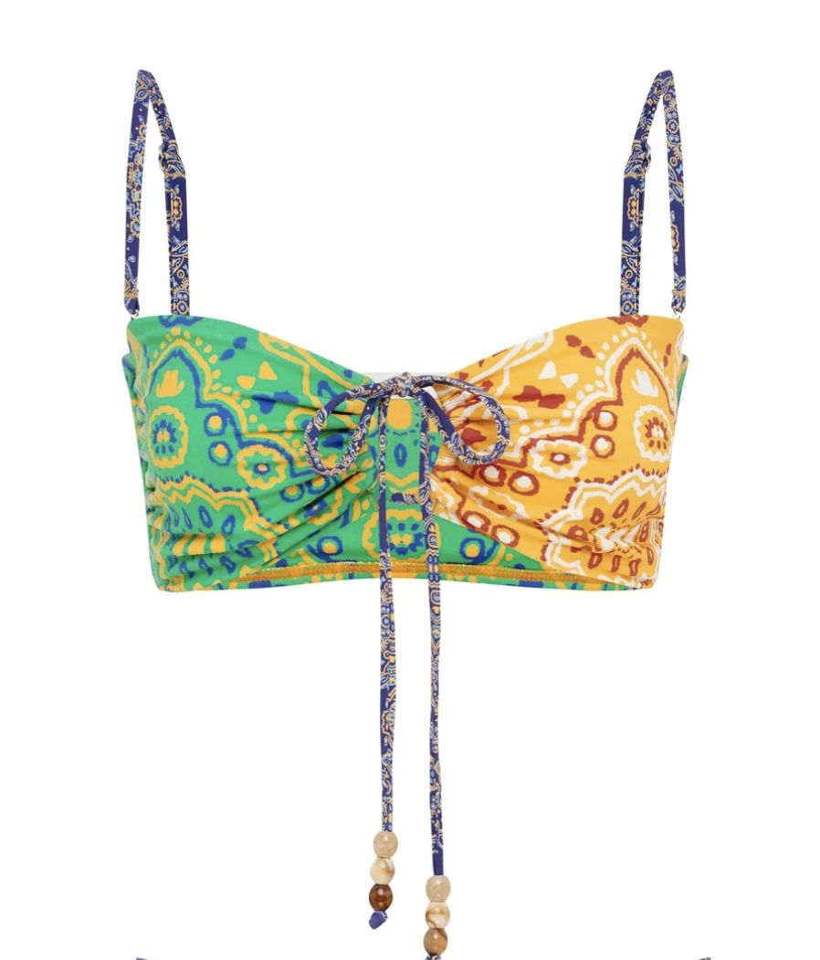 IT'S NOW COOL INC THE TIE BANDEAU SWIM TOP - KIAMA