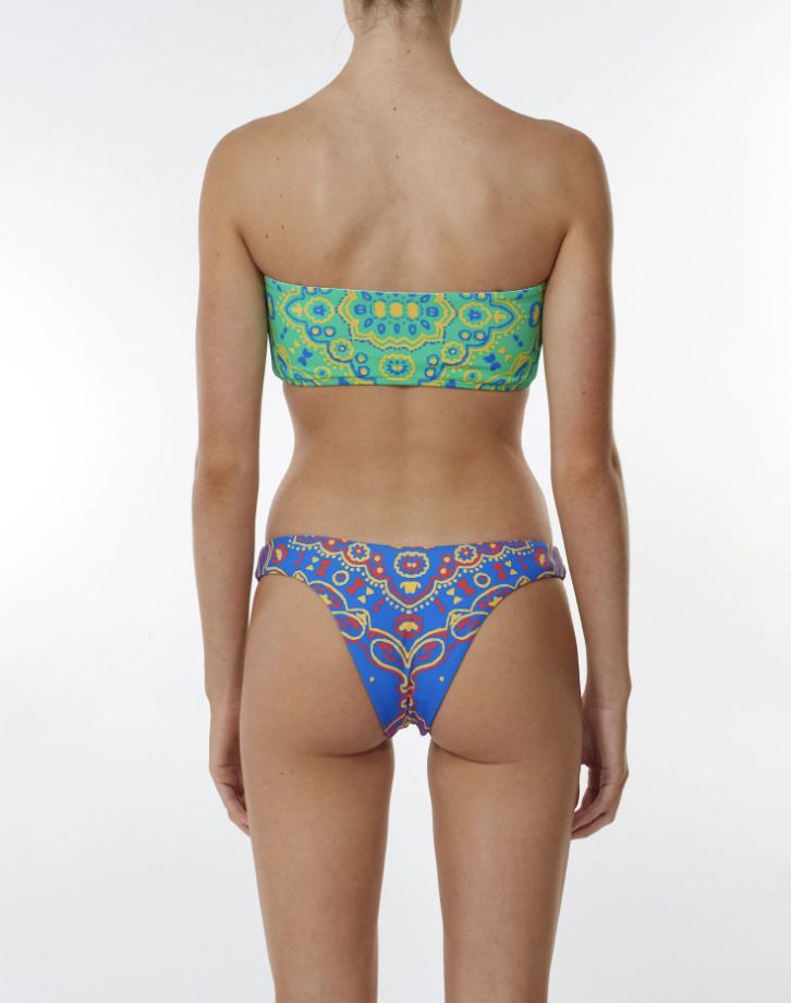 IT'S NOW COOL INC THE TIE BANDEAU SWIM TOP - KIAMA