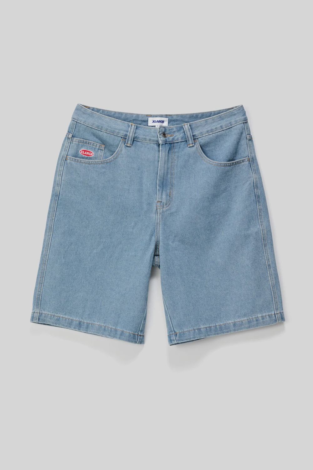 XLARGE MENS BULL DENIM 91 SHORT- MID BLUE