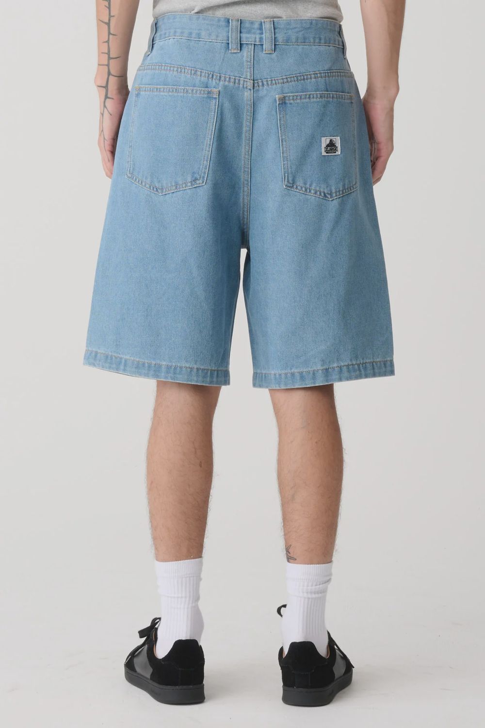 XLARGE MENS BULL DENIM 91 SHORT- MID BLUE