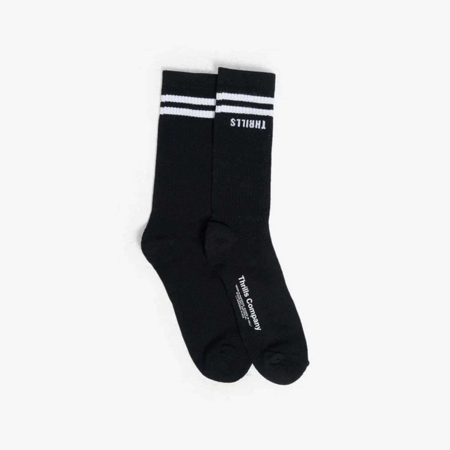 THRILLS MENS MINIMAL THRILLS 5 PACK SOCK - BLACK