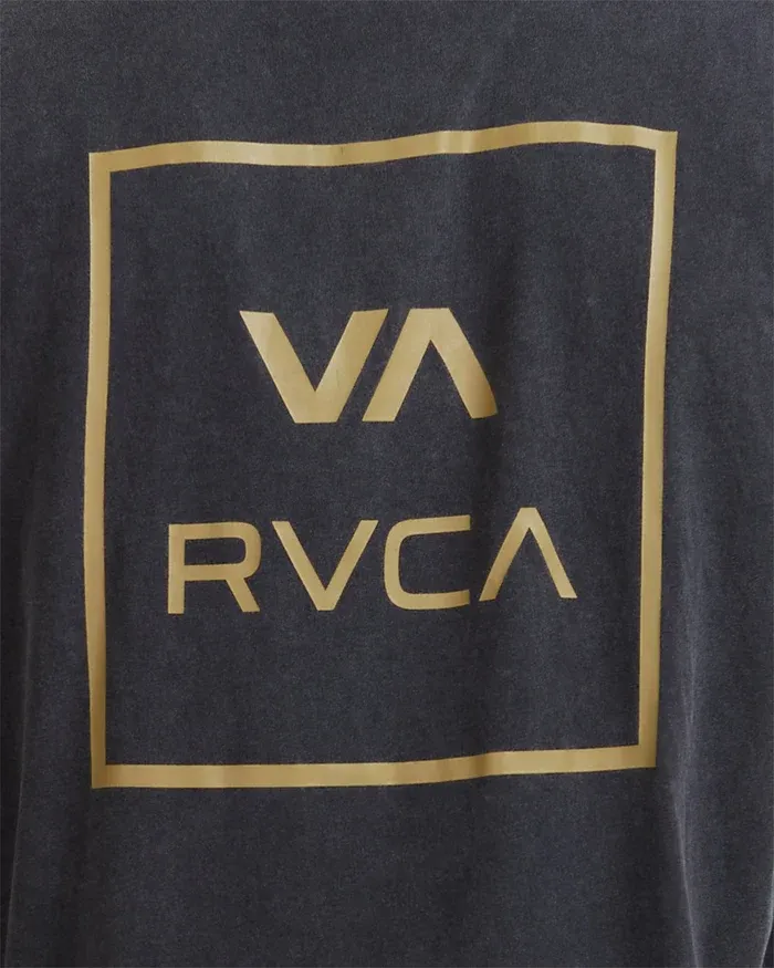 RVCA MENS VA ALL THE WAYS MUSCLE- BLACK ACID
