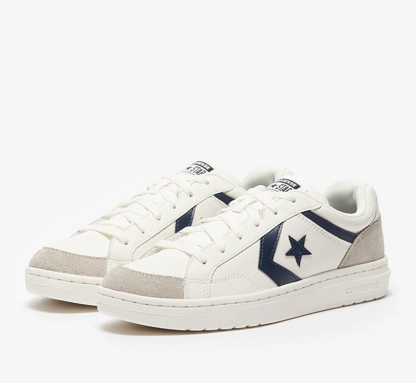 CONVERSE MENS PRO BLAZE CLASSIC RETRO LOW - EGRET/INTO THE VOID/PAPYRUS