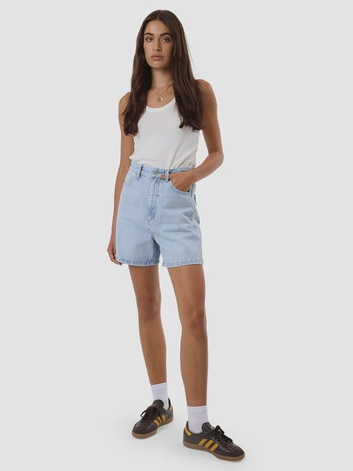 THRILLS LADIES KOKO SHORT - LIGHT ASH BLUE