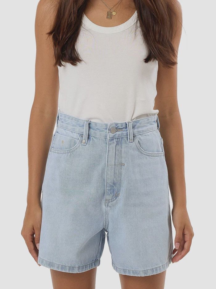 THRILLS LADIES KOKO SHORT - LIGHT ASH BLUE