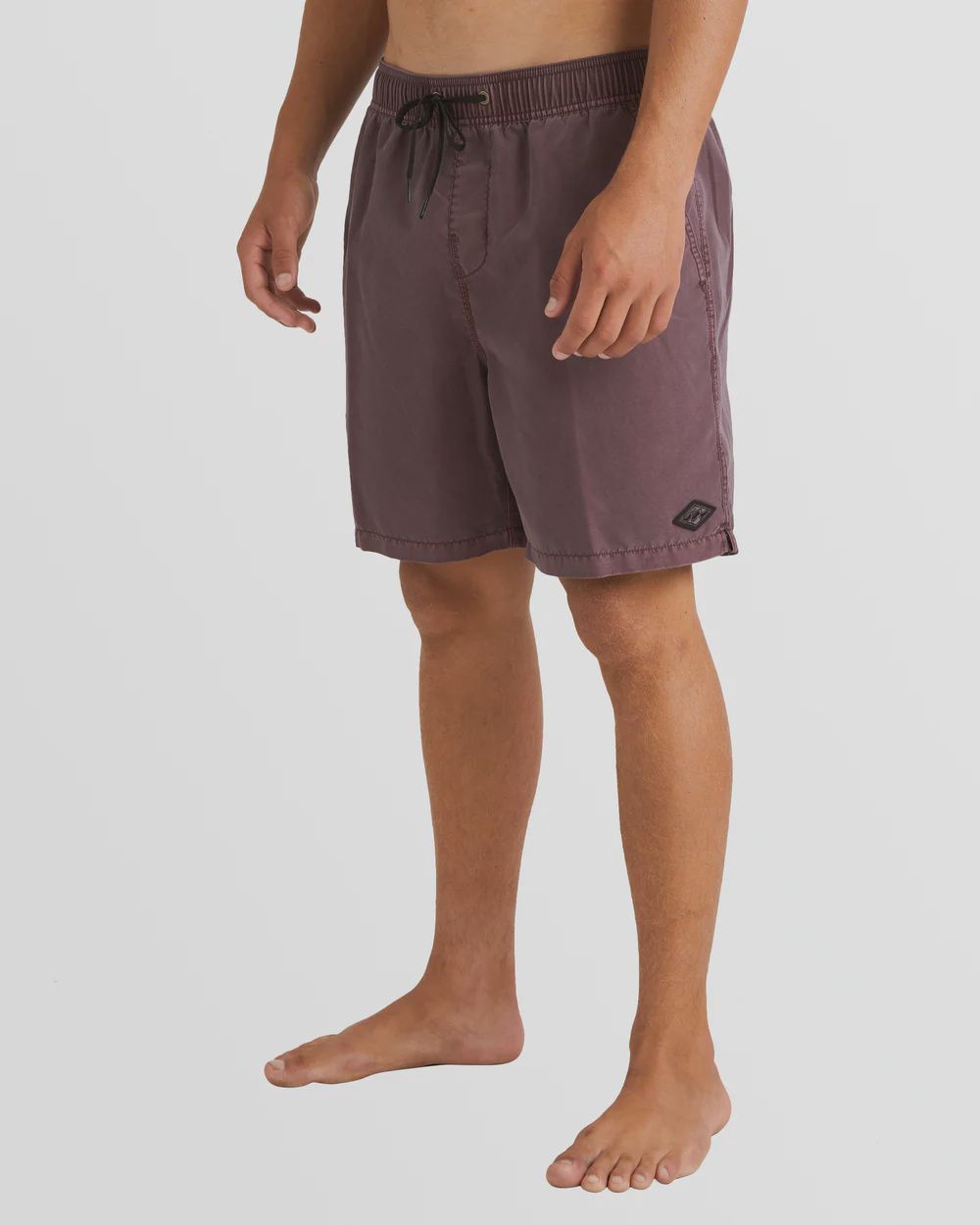 BILLABONG MENS ALL DAY OVERDYED LAYBACK ELASTIC SHORT - PORT